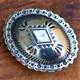 1920s Navajo Belt Buckle Vintage Sterling Silver Native American Jewelry JP