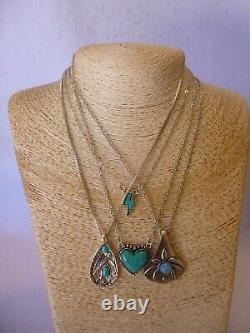 25 Piece Native American Southwestern Vintage Turquoise & Gemstone Jewelry Lot