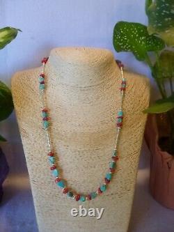 32 Piece Native American Southwestern Vintage Turquoise & Gemstone Jewelry Lot