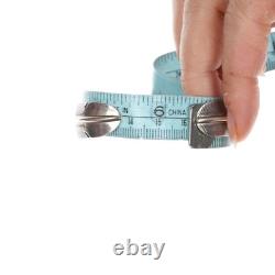 6.25 Vintage Native American Sterling feather cuff bracelet