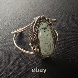 $800 VTG Sterling Silver Turquoise Navajo SetBracelet, Pendant and Necklace