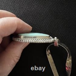 $800 VTG Sterling Silver Turquoise Navajo SetBracelet, Pendant and Necklace