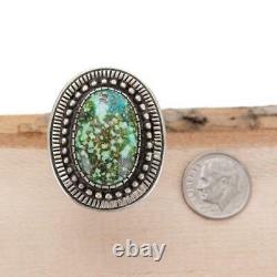 A+ CALVIN MARTINEZ Turquoise Ring SONORAN GOLD 10 Sterling Silver INGOT Mens
