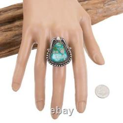 A+ CALVIN MARTINEZ Turquoise Ring SONORAN GOLD 7 Sterling Silver INGOT