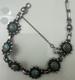 Adorable VTG Native American Sterling Turquoise Floral Bracelet Sold As Is
