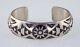 Amazing Navajo TAHE Sterling Silver Cuff Bracelet