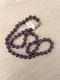 Amethyst Necklace Vintage Native American Jewelry Purple Beads Beautiful 9.5