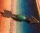 Antique Old Pawn Coin Silver Navajo Indian Turquoise Arrow Pin