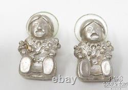 Assorted Vintage Sterling Silver Native American Storyteller Jewelry Set 27059