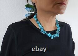 Authentic Vintage Native American Turquoise Necklace Handmade Navajo Jewelry