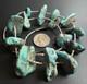 BIG Chunky Navajo Vintage Turquoise Nugget Heishi Bead Necklace 25 106g #305