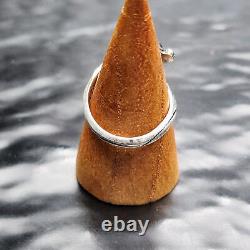 Bague vintage Navajo Gorges Kee turquoise sterling et corail taille 9