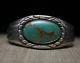Beautiful Vintage Native American Navajo Turquoise Sterling Silver Cuff Bracelet