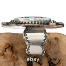Blue CARICO LAKE Turquoise Ring Sterling Silver BOYD ASHELY Native American sz 6