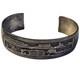 Collectible Ben Navajo Vintage Sterling Silver Storyteller Bracelet