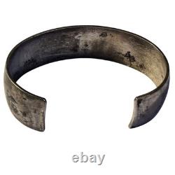 Collectible Ben Navajo Vintage Sterling Silver Storyteller Bracelet