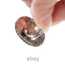 EMP Vintage Native American sterling and coral jewelry set Bracelet, ring