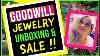 Goodwill Mystery Jewelry Lot Unboxing U0026 Sale 2 Day Sale Video 1 Silver Diamonds Gemstone Pieces