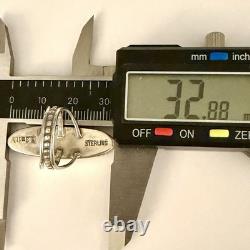 H. Smith Navajo Sterling Silver Spiny Oyster Inlay Ring Size 6 Statement Signed