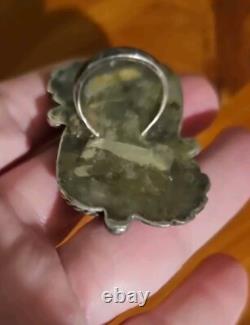 Huge! Vintage Navajo Sugulite Sterling Native American Jewelry Silver Ring