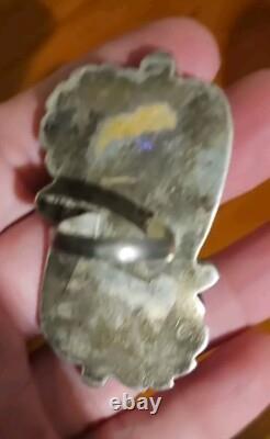 Huge! Vintage Navajo Sugulite Sterling Native American Jewelry Silver Ring