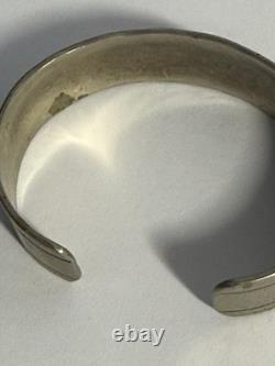 I Jim Navajo Artisan Sterling Silver Cuff Bracelet Vintage 33g FL