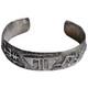 Important Vintage Andrew Gordon Sterling Silver Navajo Story telling Bracelet