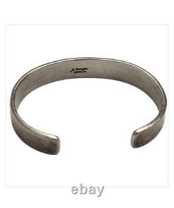 Important Vintage Native American Navajo Bruce Morgan Sterling Silver Bracelet