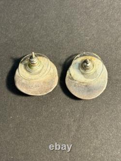 Incredible Vtg Navajo RB Sterling 4 pc. Turquoise pendant-bracelet-earrings