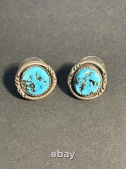 Incredible Vtg Navajo RB Sterling 4 pc. Turquoise pendant-bracelet-earrings