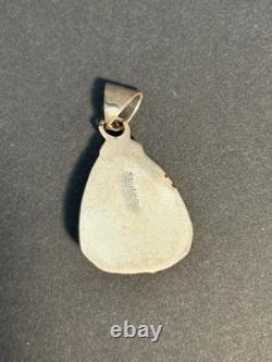 Incredible Vtg Navajo RB Sterling 4 pc. Turquoise pendant-bracelet-earrings