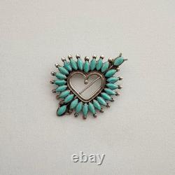 Indian Jewelry Silver Turquoise Rare Native Zuni Not Harpo