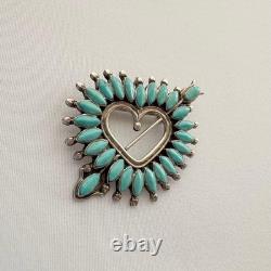 Indian Jewelry Silver Turquoise Rare Native Zuni Not Harpo