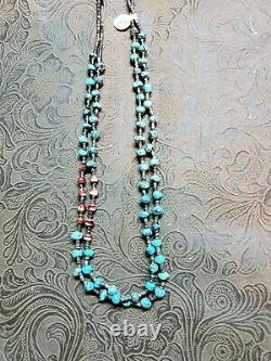 Indian jewelry turquoise navajo vintage necklace