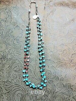 Indian jewelry turquoise navajo vintage necklace
