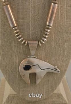 Jack and Mary Tom Vintage Spirit Bear Sterling Silver Bear Necklace 25.5 Jack and Mary Tom Vintage Spirit Bear Sterling Silver Bear Necklace 25.5