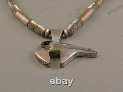 Jack and Mary Tom Vintage Spirit Bear Sterling Silver Bear Necklace 25.5