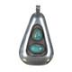 LGS Vintage Native American Modernist silver pendant with turquoise