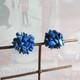 Lapis Lazuli Cluster Earrings Unused Vintage Blue Jewelry Native American