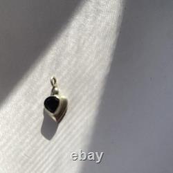 Lot Of Vintage Native American Black Onyx Sterling Silver Jewelry