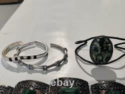 Lot Sterling Silver 925 Vintage Scrap Native American Mexican RLM Jewelry