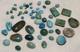 Lot of 52 Vintage/Antique Native American Navajo Jewelry Turquoise Cabechons