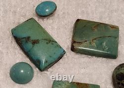 Lot of 52 Vintage/Antique Native American Navajo Jewelry Turquoise Cabechons
