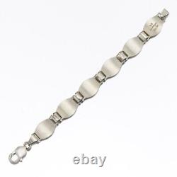 M. M Rogers Native American Kopelli Gold & Silver Bracelet Vintage 1980s Rare