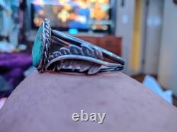 Mens vintage native american turquoise Cuff