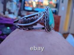 Mens vintage native american turquoise Cuff