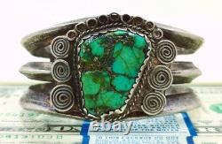 Monster Vintage Navajo Royston Turquoise Cuff 95.5g Native Old Handmade Pawn