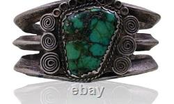 Monster Vintage Navajo Royston Turquoise Cuff 95.5g Native Old Handmade Pawn