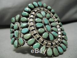 Museum Vintage Navajo Mark Begay Royston Turquoise Sterling Silver Bracelet