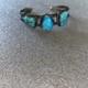 Native American Chunky Vintage Turquoise Bracelet